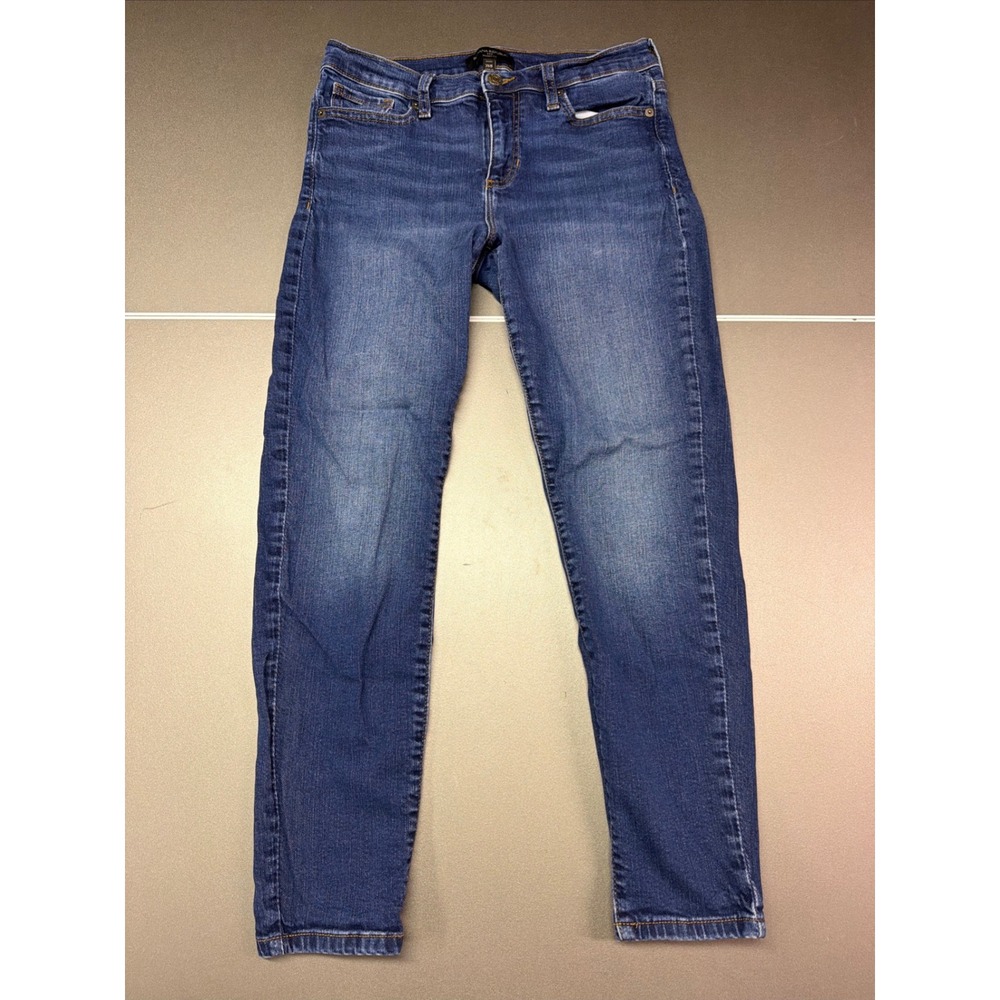 Banana Republic Skinny Fit Jeans Womens 29/8 Petite Medium Wash Blue Denim y2k‎